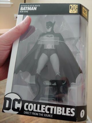 Batman 1 Dc Comics Collectibles Black & White Bob Kane Action Figure