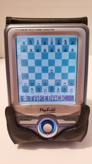 Mephisto Maestro Travel Chess Computer Saitek