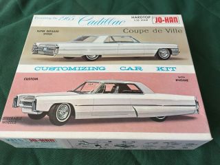 Rare Johan 1965 Cadillac Coupe De Ville Hardtop 1/25 With Custom Parts