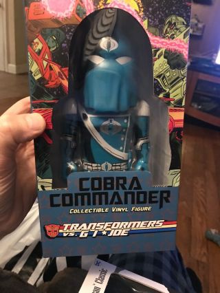 Kidrobot Cobra Commander G I Joe 7 Inch Figure
