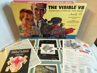 Renwal Products The Visible V - 8 Auto Engine Model Kit 802