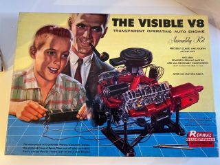 Renwal Products The Visible V - 8 Auto Engine Model Kit 802 2