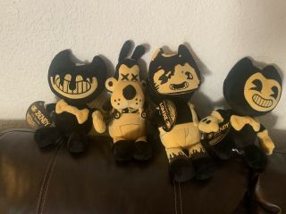 Gold Bendy And The Ink Machine Set Of 4 Plush Wave 3 Dead Boris Ink Bendy Be