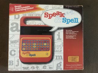 Vintage 1978 Texas Instruments Speak And Spell Great Push Buttons