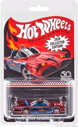 2018 Collector Edition Hot Wheels Kmart Classic 1966 Batmobile Batman Tv Series