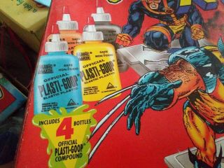 Creepy Crawlers X - Men Mini Flex ' Ems 1995 Beast Cyclops Wolverine 2