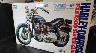 1:6 Scale Tamiya Harley Davidson Fxe 1200 Glide Model Kit 16010