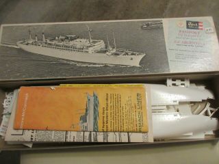 Revell 1/420th Scale Ss Argentina Model Kit H 334 - 198 Box (1958)