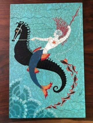 Liberty Classic Wooden Puzzles - Water By Erte