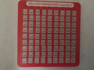Vintage Educational Keyboard Multiplication Press N Learn Ages 7,