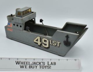 Buddy L Pressed Steel Military Landing Boat Craft 49 Lst Made In Japan Vehicle