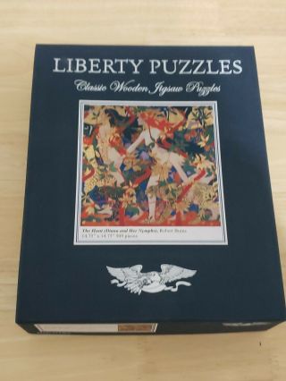 Liberty Wooden Puzzle The Hunt (diana And Her Nymphs) By Robert Burns