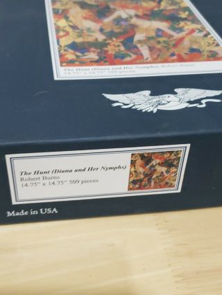 Liberty Wooden Puzzle The Hunt (Diana and Her Nymphs) by Robert Burns 2