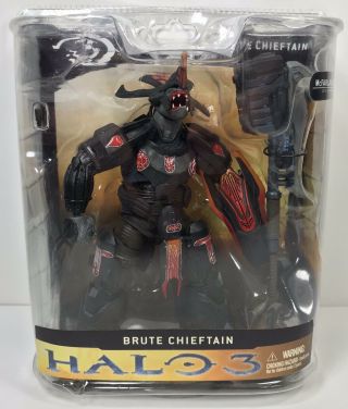Mcfarlane Halo 3 - Series 1 - Brute Chieftain 5” Action Figure W/ Gravity Hammer
