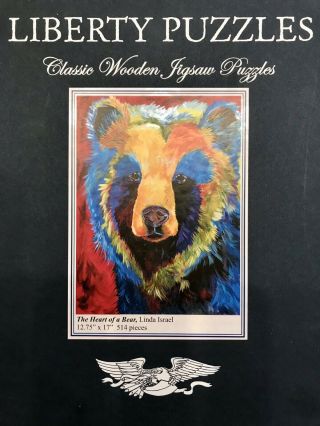 Liberty Wooden Jigsaw Puzzle - The Heart Of A Bear