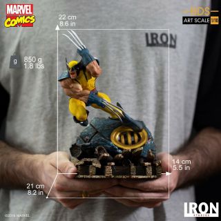 Iron Studios 1/10 Marvel Comics X - Men Wolverine Male Action Figure Statue Toy