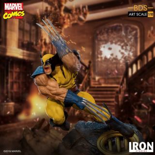 Iron Studios 1/10 Marvel Comics X - Men Wolverine Male Action Figure Statue Toy 2