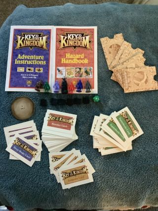 Key To The Kingdom Adventure Board Game - 1992 Vintage Fantasy Game,  98 Complete