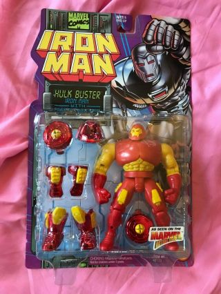 Iron Man Hulk Buster Toy Biz Action Figures Marvel 1995