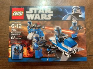 Lego Star Wars 7913 Clone Trooper Battle Pack & 7914 Mandalorian Battle Pack