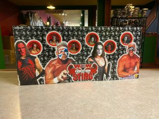 1999 Jakks Pacific Wwe Wwf Wrestling Wcw Evolution Of Sting Box Set Nib