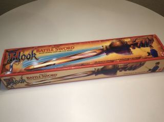 Hook Peter Pan Battle Sword Mattel 1991 With Clashing Sounds Electronic