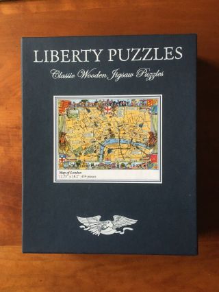 Liberty Wooden Jigsaw Puzzle " Map Of London "