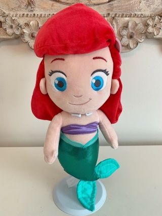 Disney Store Ariel Little Mermaid Plush 14 " Toddler Princess Doll Stuffed
