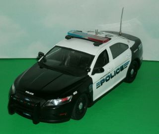 1/24 Scale Ford Taurus Police Interceptor Custom Made Diecast Model Franklin Ma