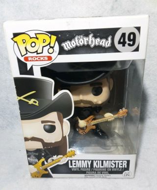 Funko Pop Rocks: Motorhead Lemmy Kilmister Vinyl Figure Item 10265 Nib