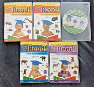 Your Baby Can Read 5 Dvd Set Dr Titzer Language Development Smart Kids 3m - 5y