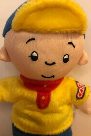 2012 Caillou 6” Plush Doll Cookie Jar Stuffed Toy PBS Kids Little Boy EUC Lovey 2