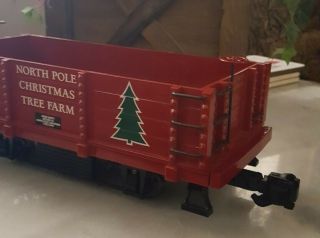 g scale Aristo craft NP & SF 40025 Christmas Tree Farm Gondola freight car 2