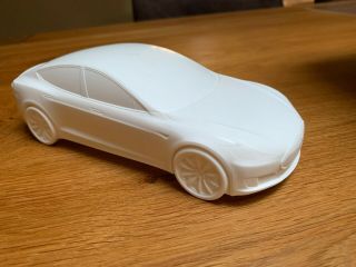 Tesla Motors Model S Plastic Model
