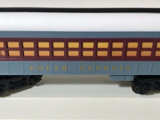 Lionel The Polar Express G Gauge Add - On Observation Car 711795 Christmas Train 2