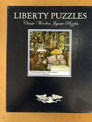 Liberty Wooden Jigsaw Puzzle - " The Room Of Flowers "