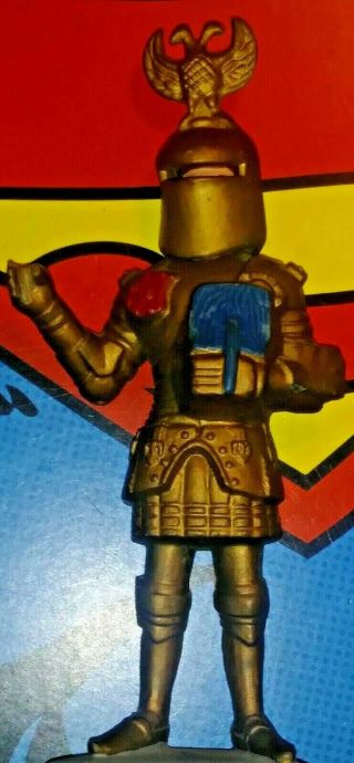 Vintage 1963 Louis Marx & Co Knights 6 " Figure Gold Knight With Removable Helmet