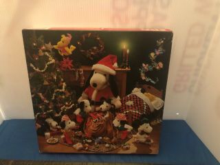 Vintage A SNOOPY CHRISTMAS PEANUTS Springbok Puzzle Hallmark CHARLIE BROWN 2