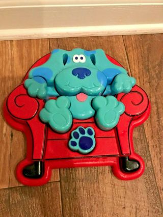 Blues Clues 9 " Chunky Plastic Puzzle,  Sitting In Chair,  Blue Dog Puppy