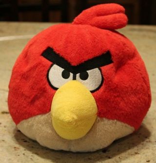 Angry Birds Red Plush Doll Soft Stuff Toy 8 "