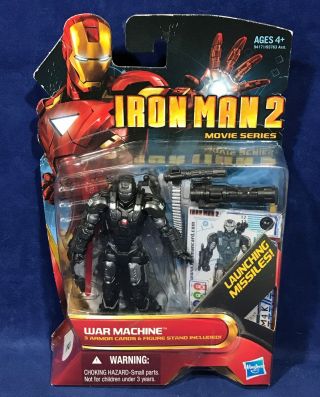 War Machine 3.  75 " Action Figure Iron Man 2 Movie Series Missile Launcher 12