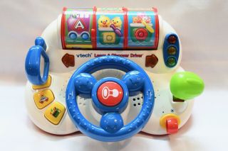 Vtech Learn And Discover Driver Toddler Baby Toy Lights Sounds Shapes