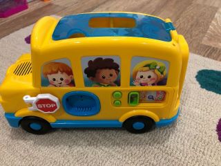 Vtech Count And Learn Alphabet School Bus Learning Interactive Music Toy V Tech