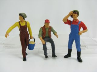 Pola Lgb G - Scale 1/22.  5 Farmer Weismuller (3) Hand - Painted Figure Set 1833