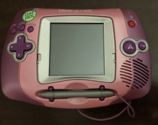 Leap Frog Leapster Learning Game System Pink With 3 Games