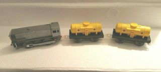 Dennis With Tanker Cars Motorized Engine Thomas Engine Train Tomy Trackmaster