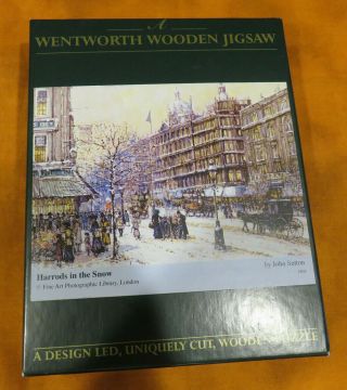 Wentworth 250 Piece Wooden Jigsaw Puzzle Harrods In The Snow Sutton Complete