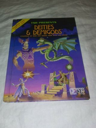 1980 Deities & Demigods Tsr Advanced Dungeons Dragons Ad&d 1st Edition