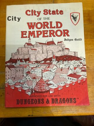 Judges Guild • City State Of The World Emperor • Guide Book 6 • 1982