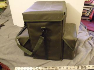 Case.  semi - rigid,  Military style,  with shoulder strap.  (KE) 2